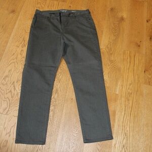 BANANA REPUBLIC Mens Travel Jean - Olive Green - 38X34